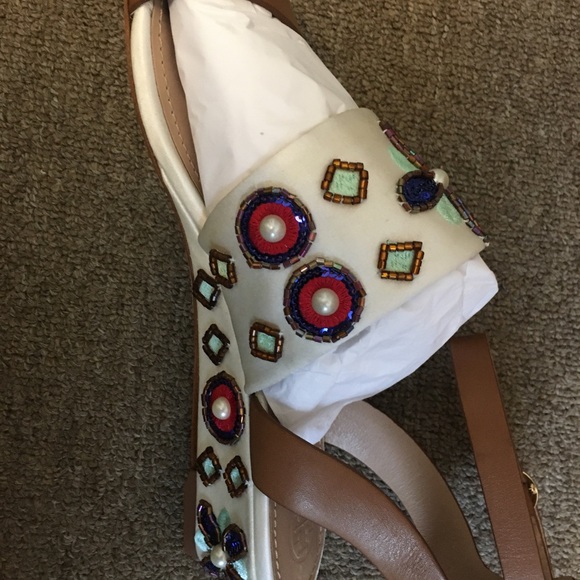 Brand new Tory burch Estella wedge sandal - Picture 6 of 6